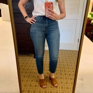 Madewell The Perfect Vintage Crop Jean Size 25